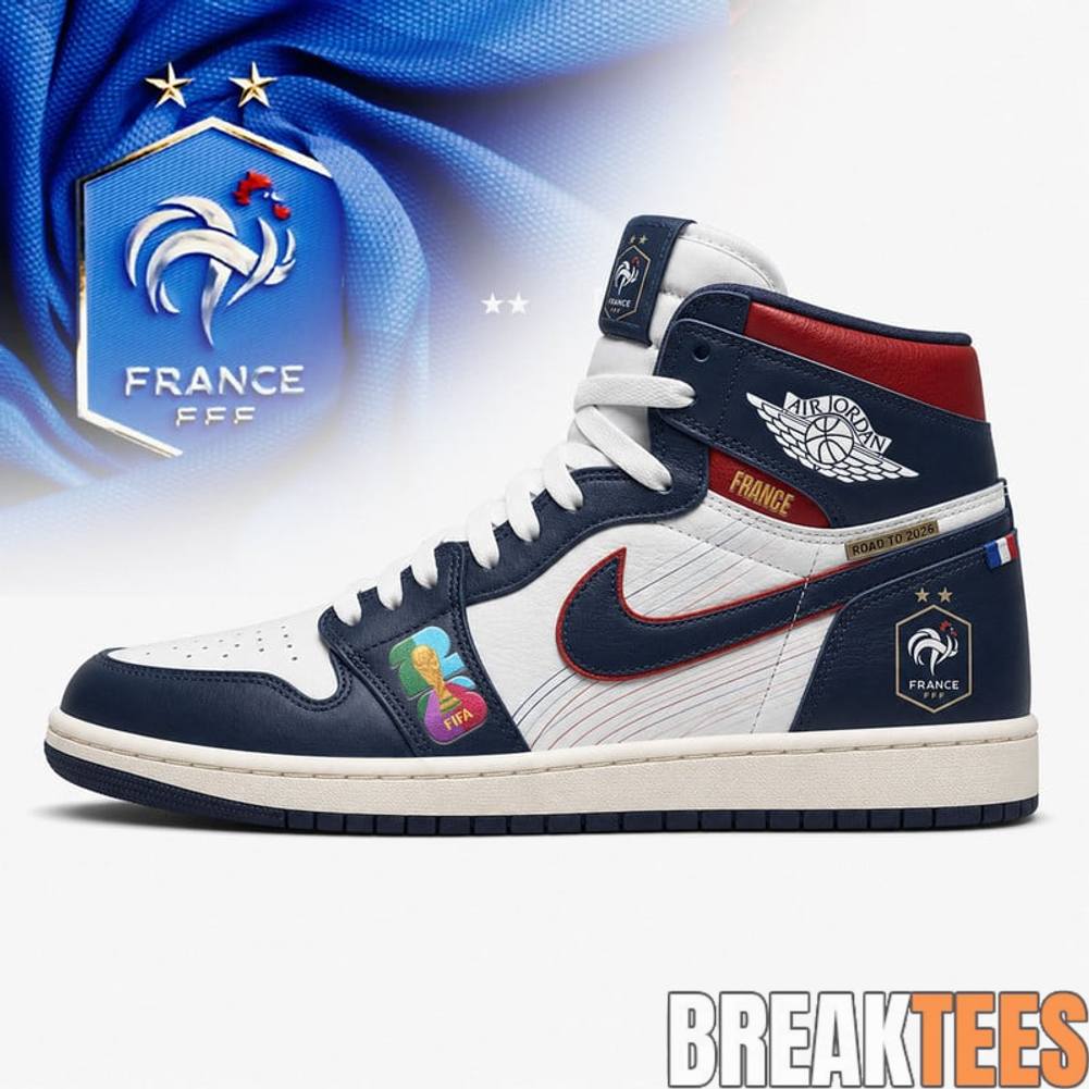France National Football Team WC26 Special Edition Air Jordan 1 Sneaker