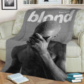 Frank Ocean Poster Blond Fleece Throw Blanket