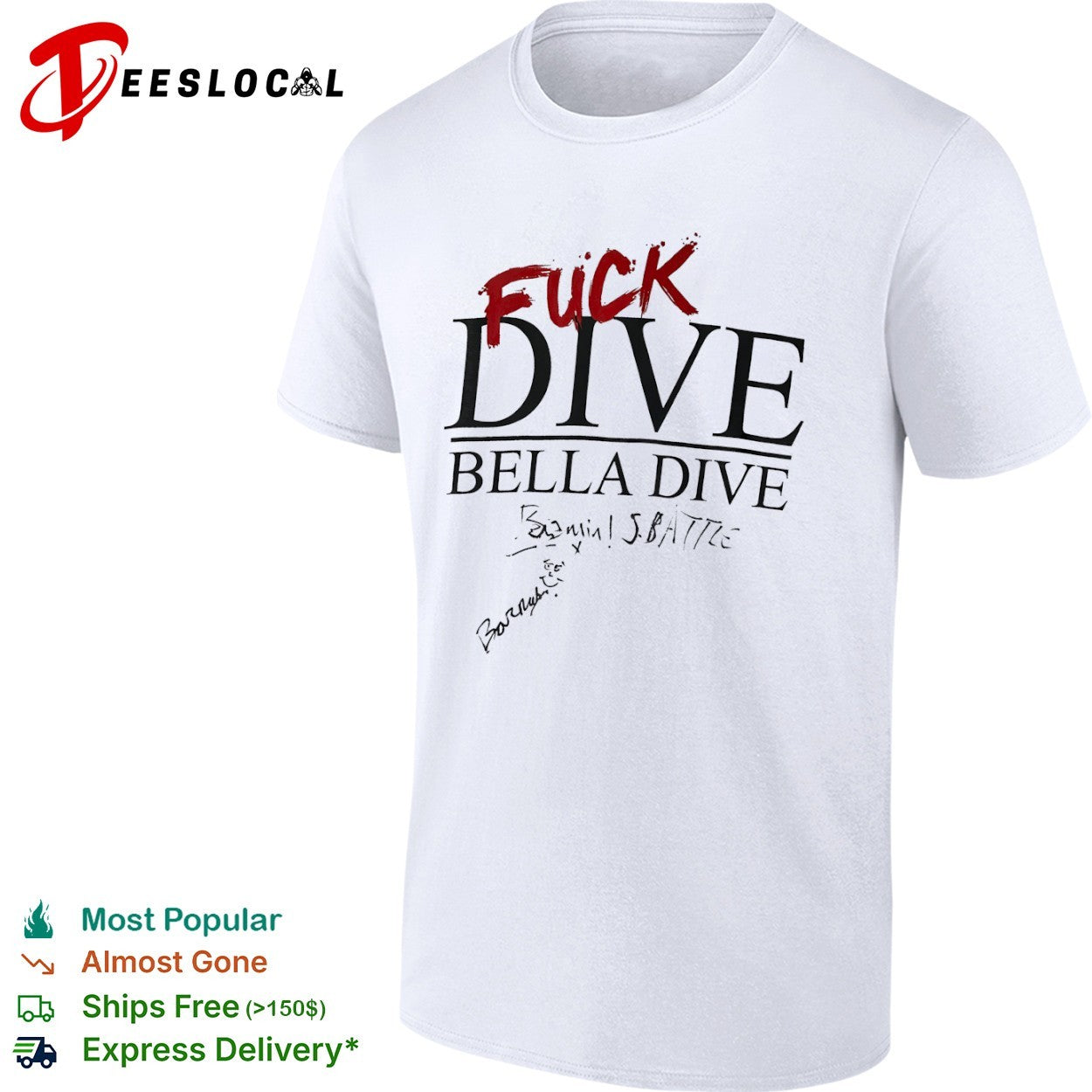 Fuck Dive Bella Dive shirt