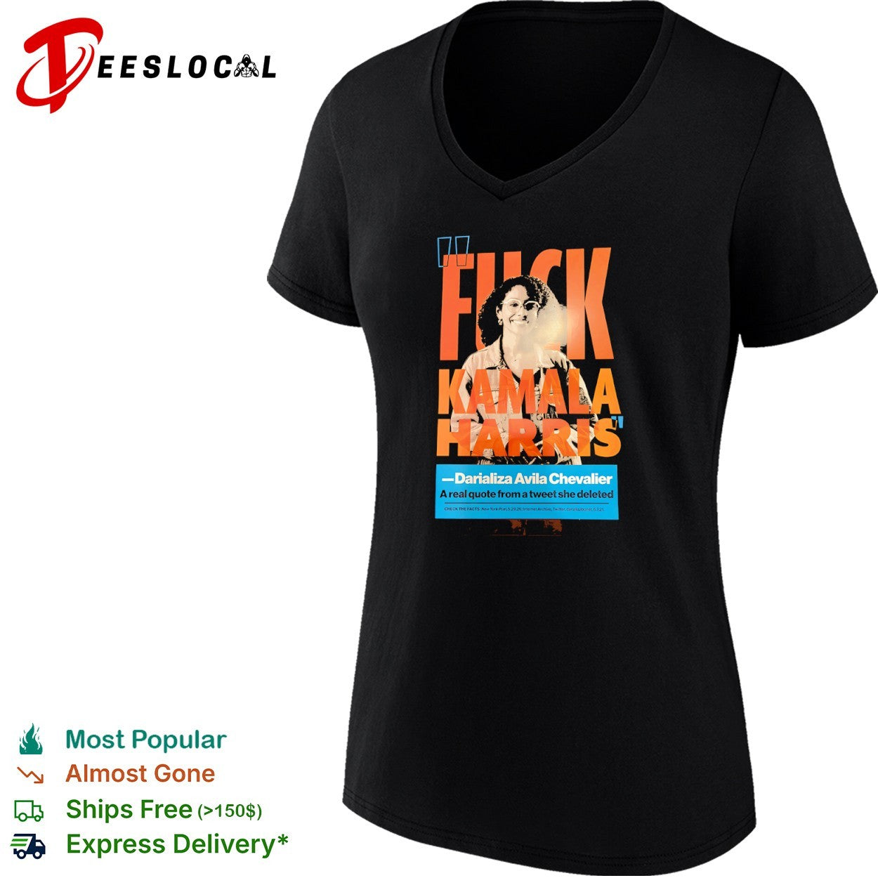 Fuck Kamala Harris Darializa Avila Chevalier shirt