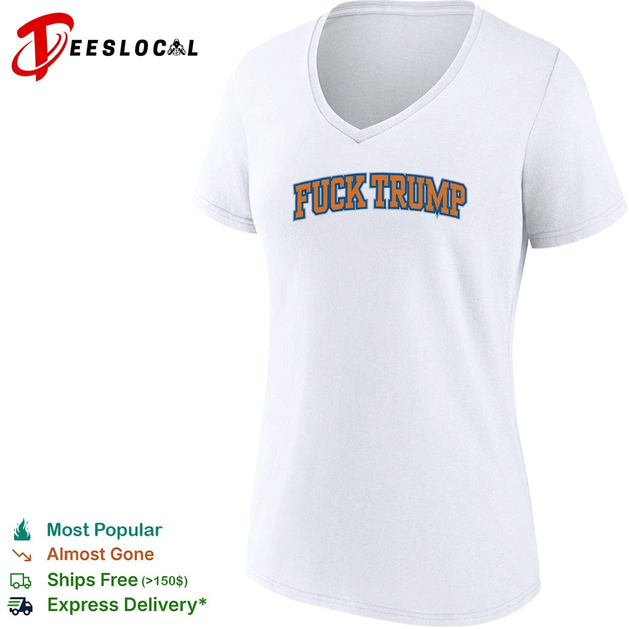 Fuck Trump New York Knicks basketball team sports parody fan shirt