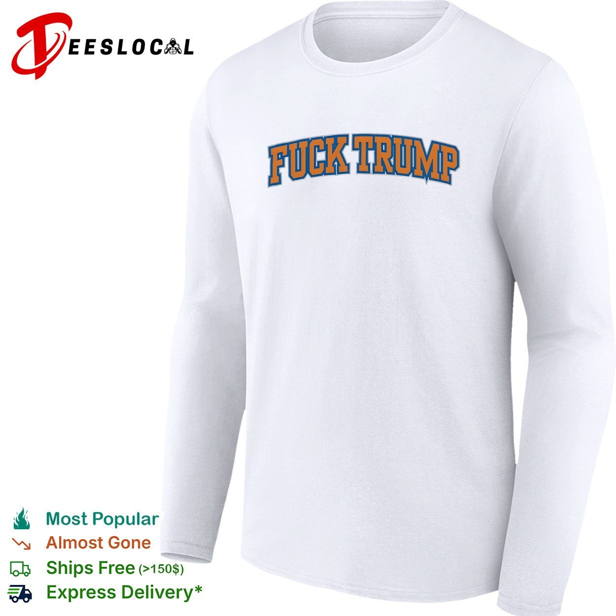Fuck Trump New York Knicks basketball team sports parody fan shirt