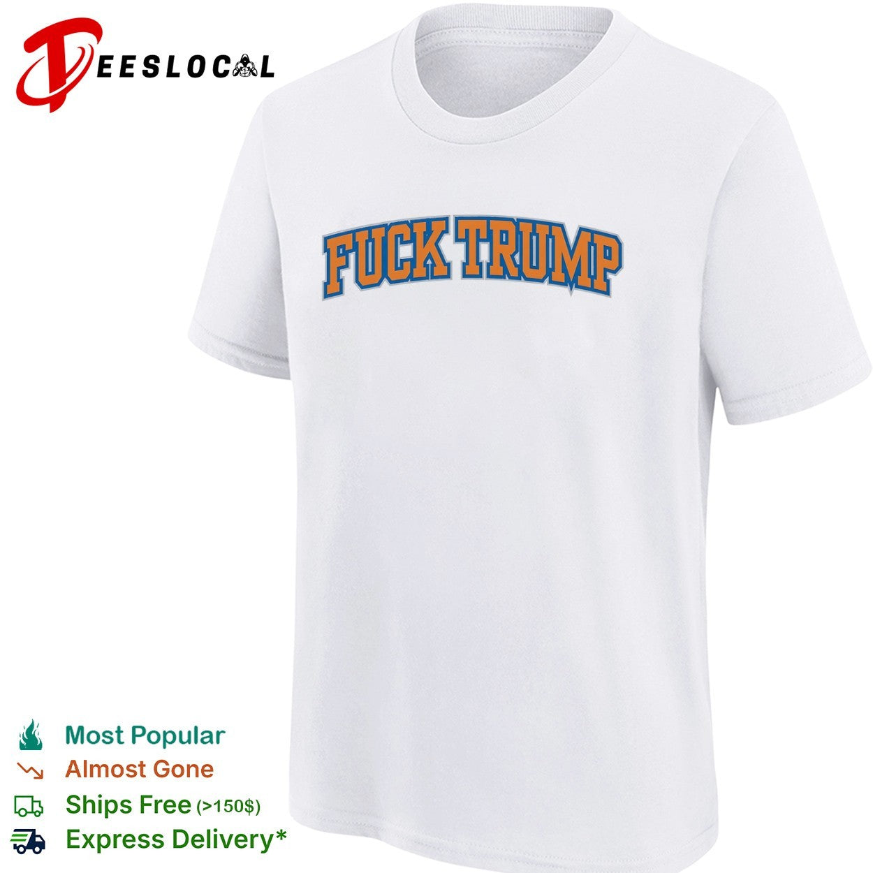 Fuck Trump style New York Knicks logo shirt