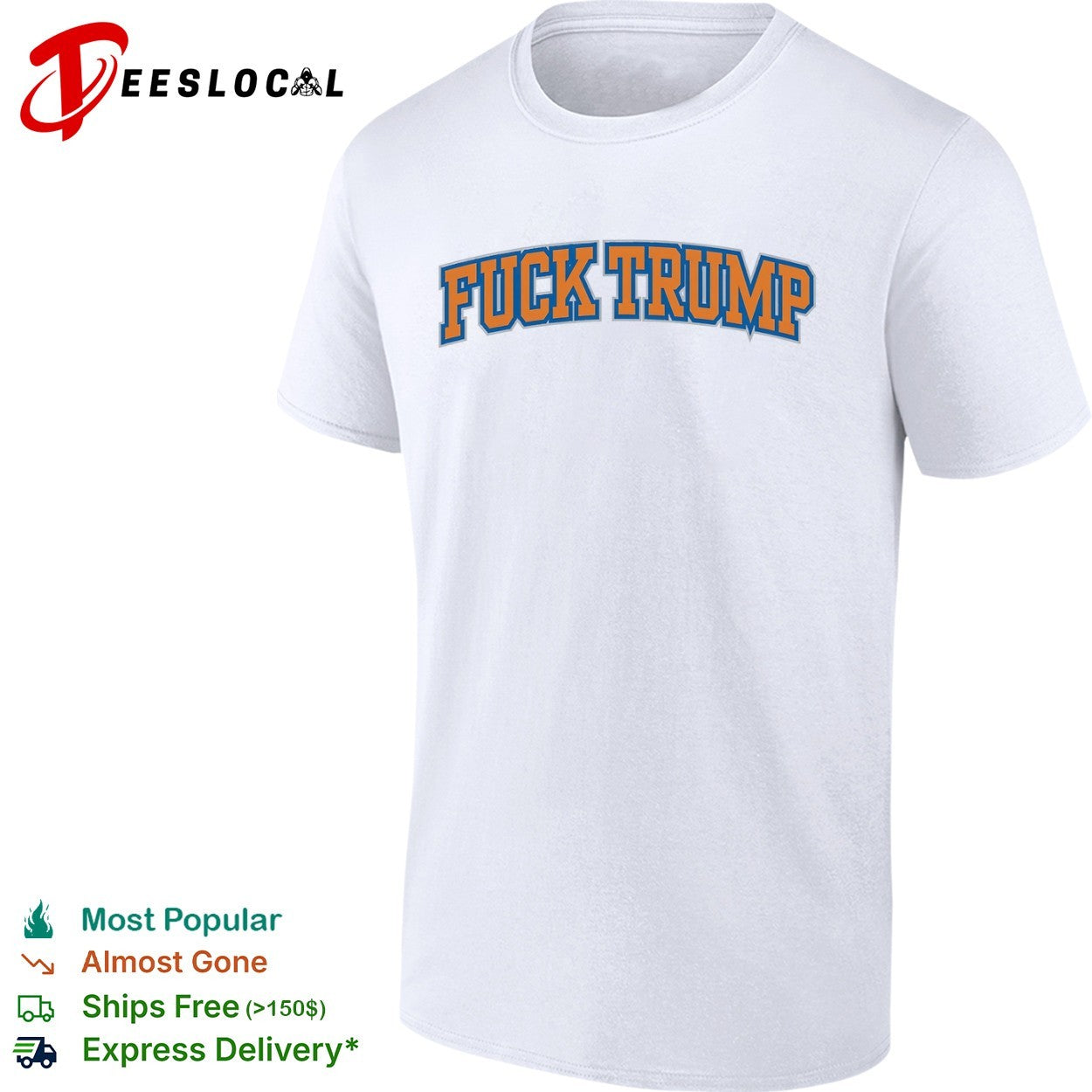 Fuck Trump style New York Knicks logo shirt