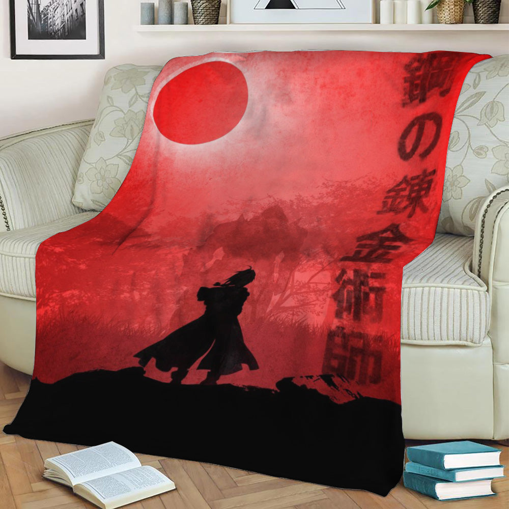 Full Metal Alchemist-Ed Fleece Throw Blanket