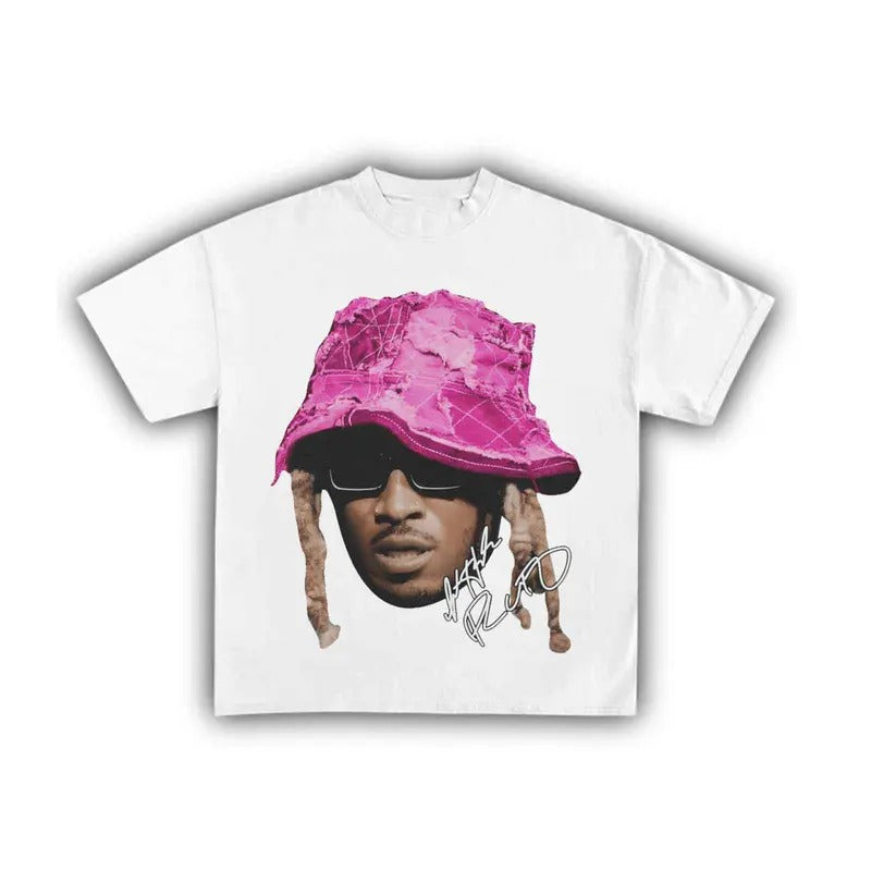 Future Big Face Pink Bucket T-Shirts