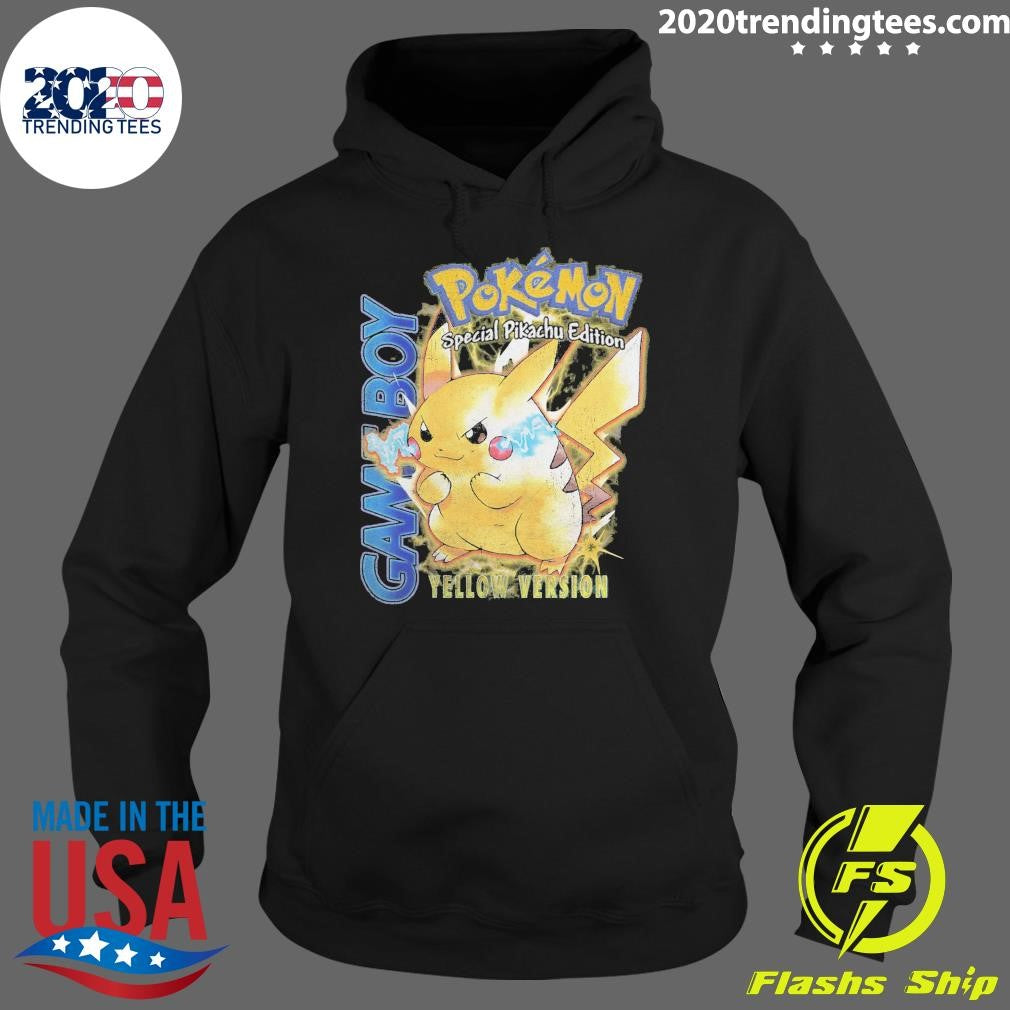 Gameboy Pokemon Special Pikachu Edition Yellow Version Vintage Shirt