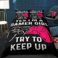 Gaming Video Game Gamer Bedding Set (Duvet Cover & Pillow Shams)