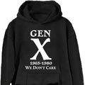 Gen X 1965 1980 We Don'T Care Gen X We Don'T Care Shirt Casual Street Long Sleeve Perfect T-Shirts