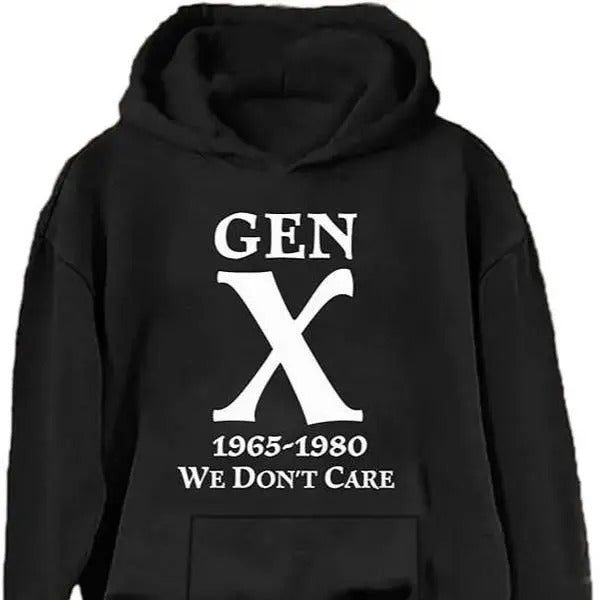 Gen X 1965 1980 We Don'T Care Gen X We Don'T Care Shirt Casual Street Long Sleeve Perfect T-Shirts