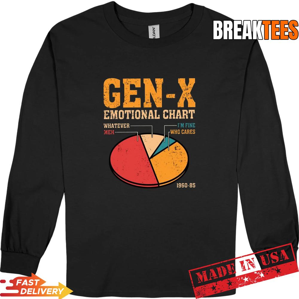 Gen-X Emotional Chart T-Shirt