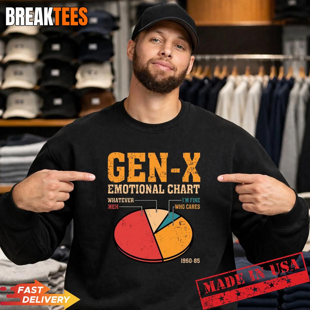 Gen-X Emotional Chart T-Shirt