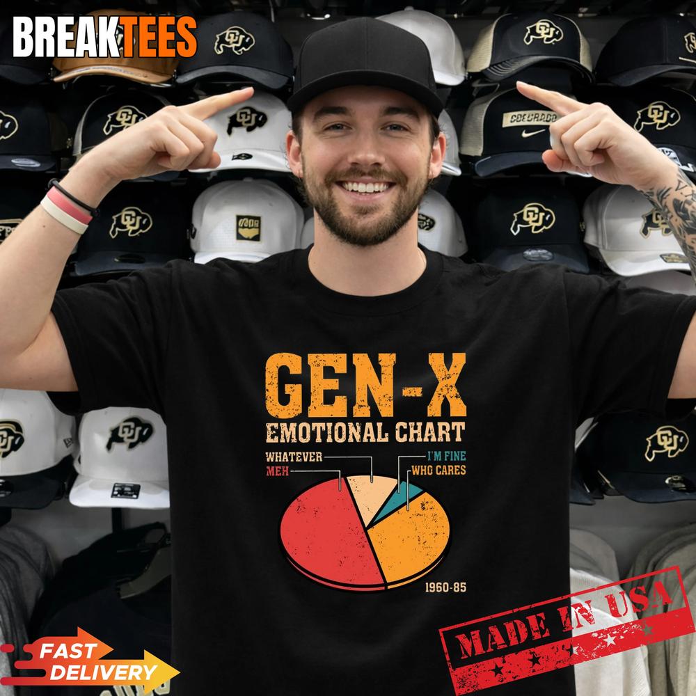 Gen-X Emotional Chart T-Shirt