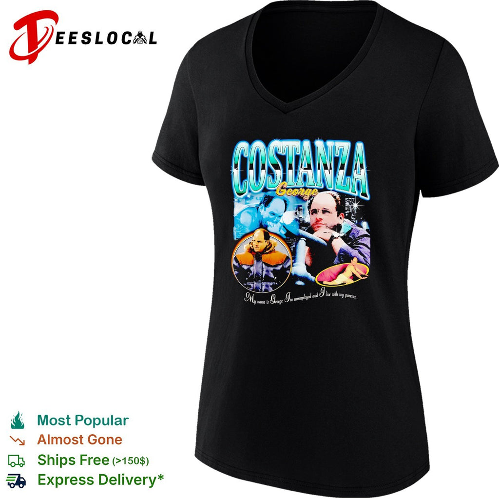 George Costanza Seinfeld vintage bootleg style graphic shirt