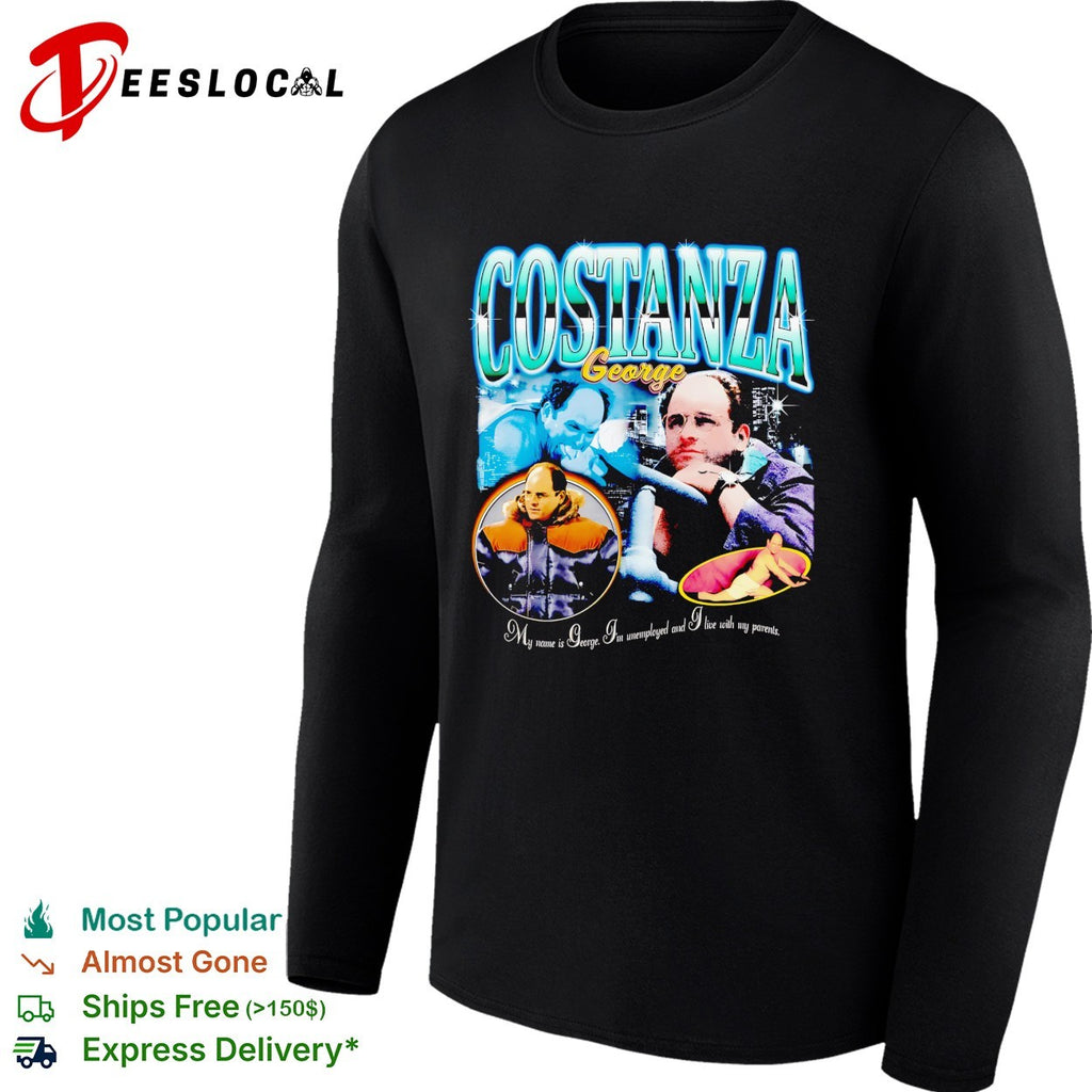 George Costanza Seinfeld vintage bootleg style graphic shirt