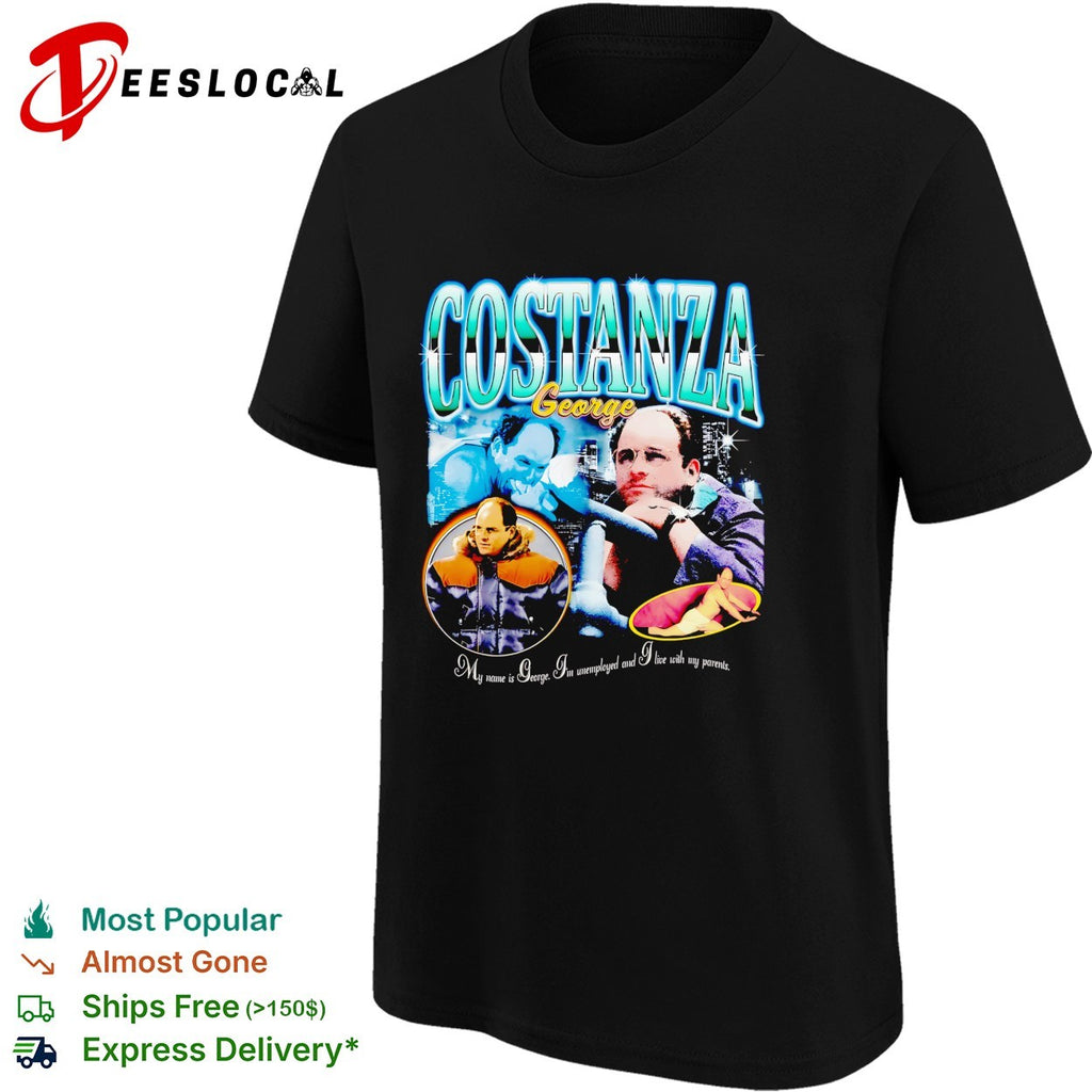 George Costanza Seinfeld vintage bootleg style graphic shirt