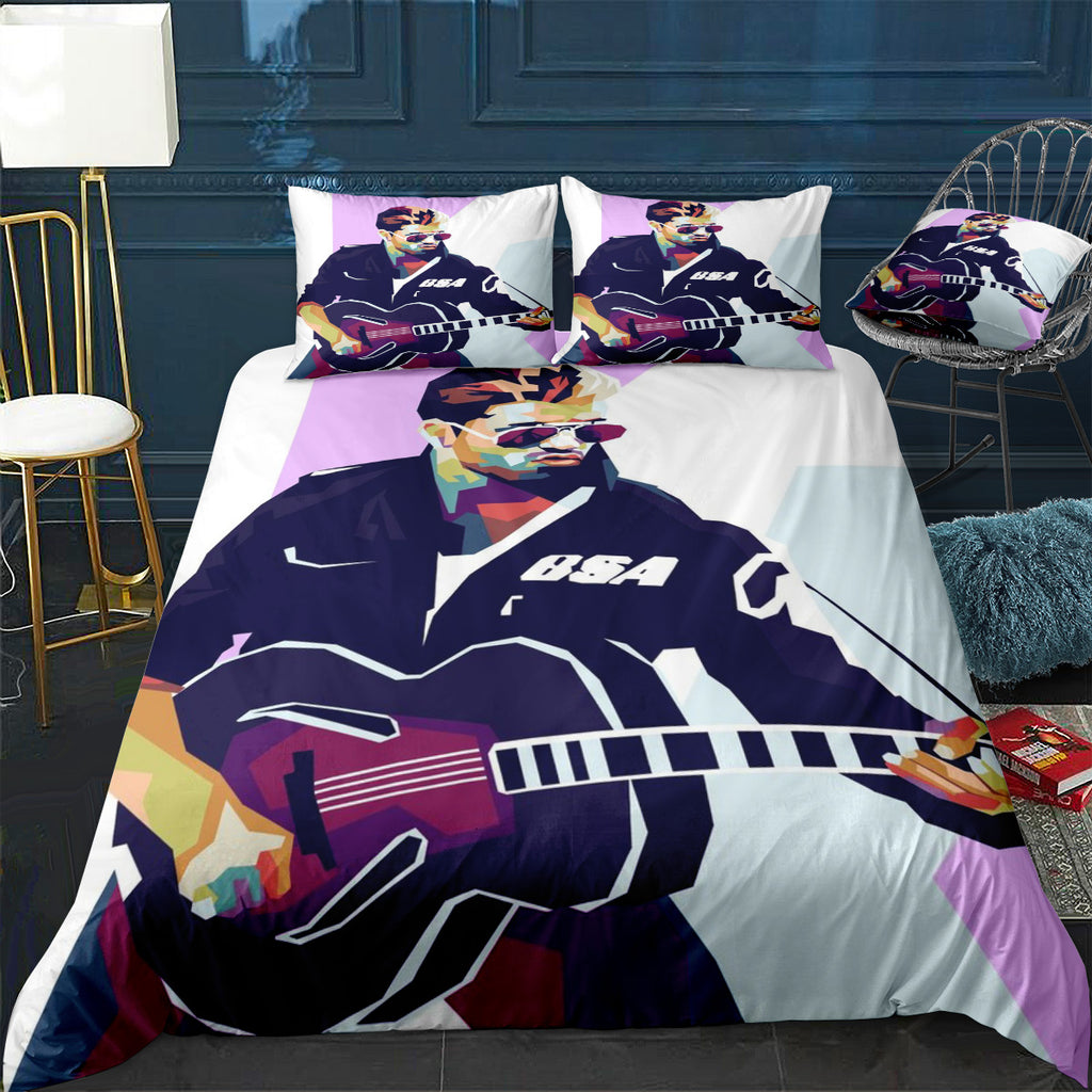 George Michael on WPAP Bedding Set (Duvet Cover & Pillow Shams)