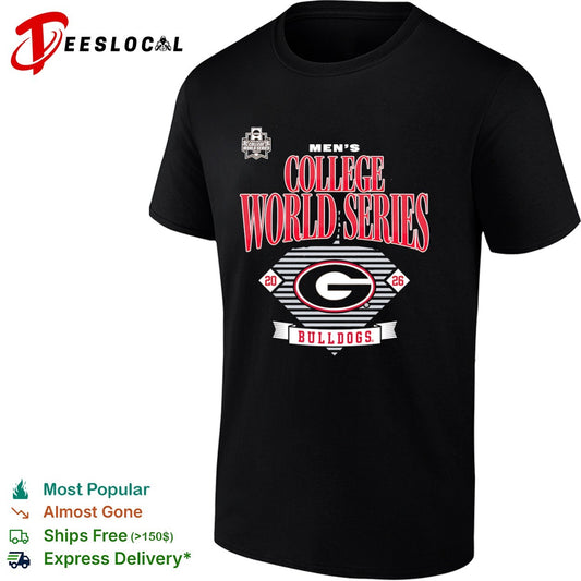 Georgia Bulldogs 2026 College World Series Omaha NCAA Championship shirt