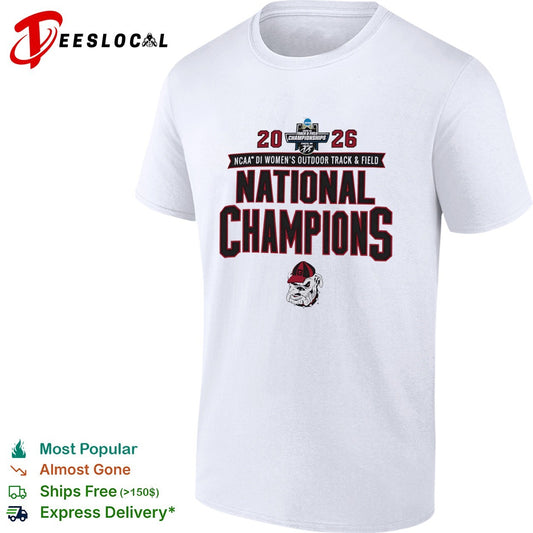 Georgia Bulldogs 2026 NCAA DI Women’s Outdoor Track and Field National Champions shirt