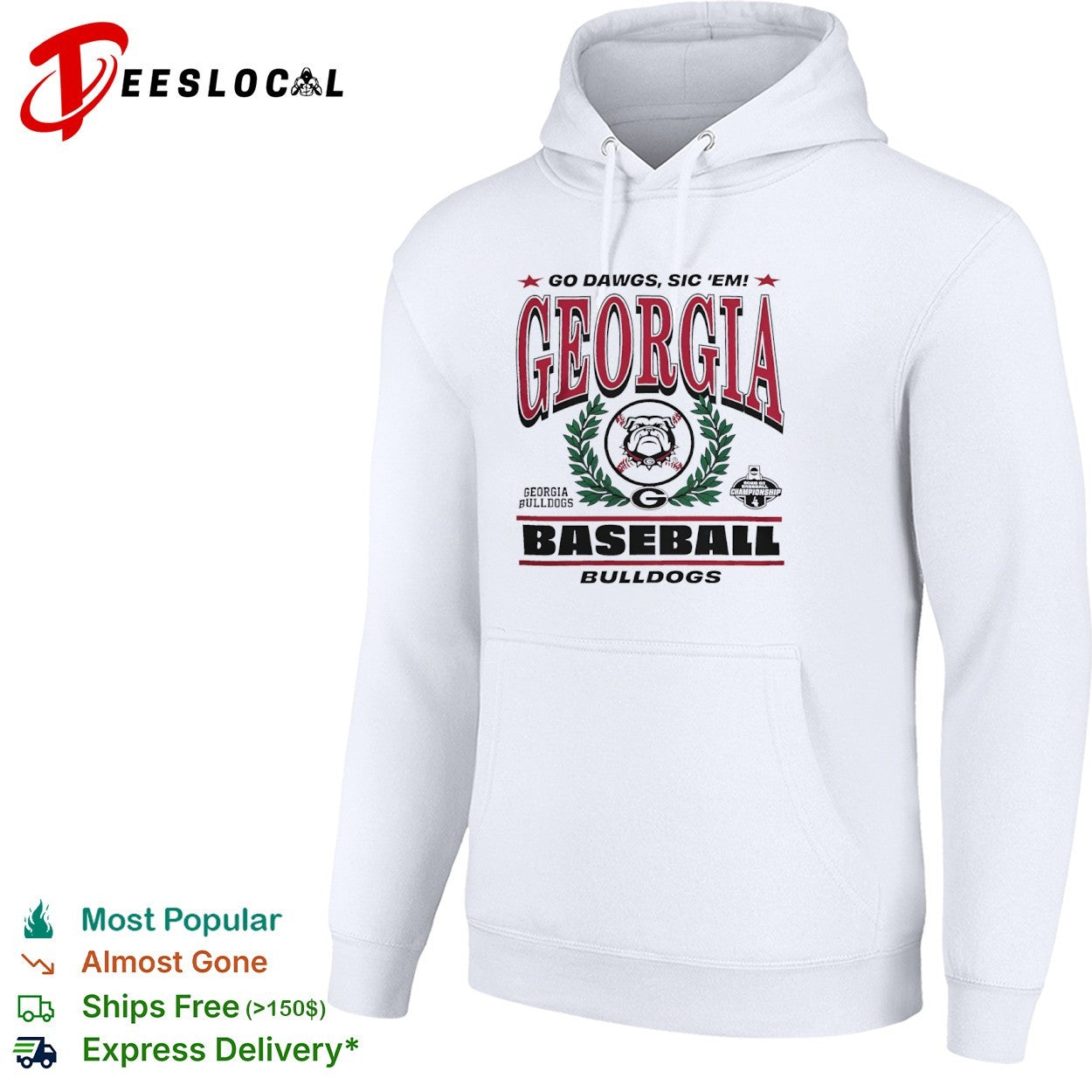 Georgia Bulldogs Baseball 2026 D1 Championship Go Dawgs Sic Em Bulldogs shirt