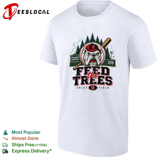 Georgia Bulldogs Feed the Trees Foley Field Hancock Landing Baseball NCAA shirt