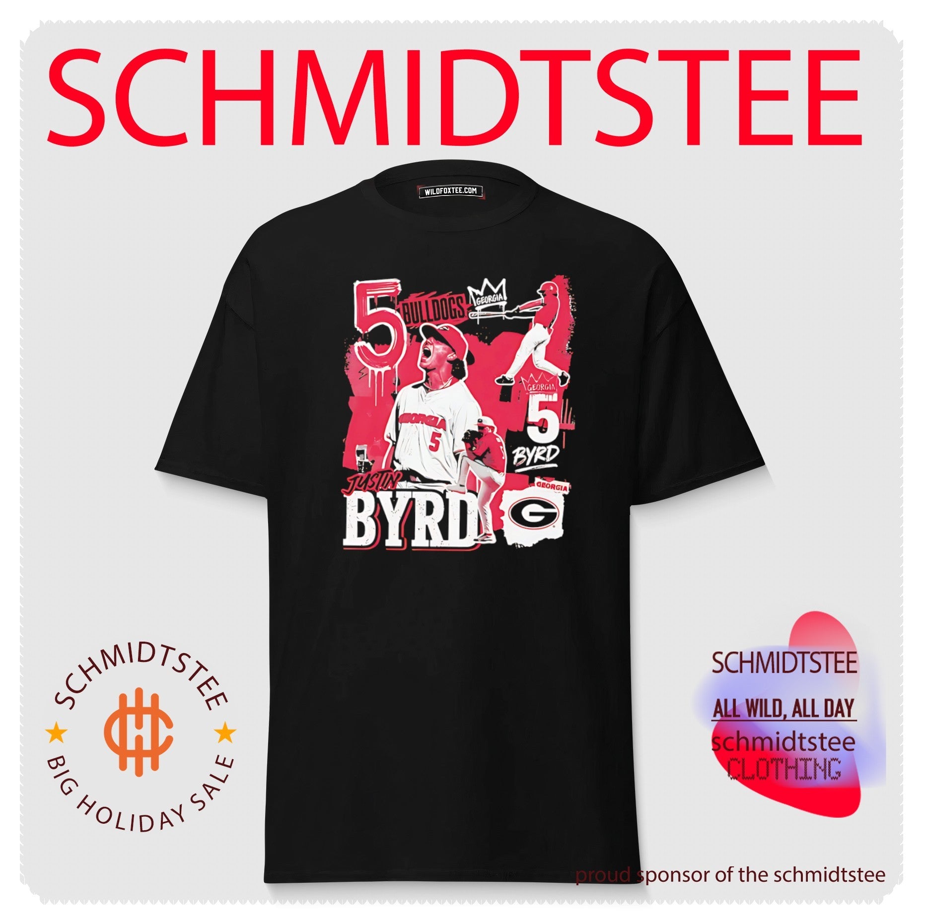 Georgia Bulldogs Justin Byrd vintage shirt