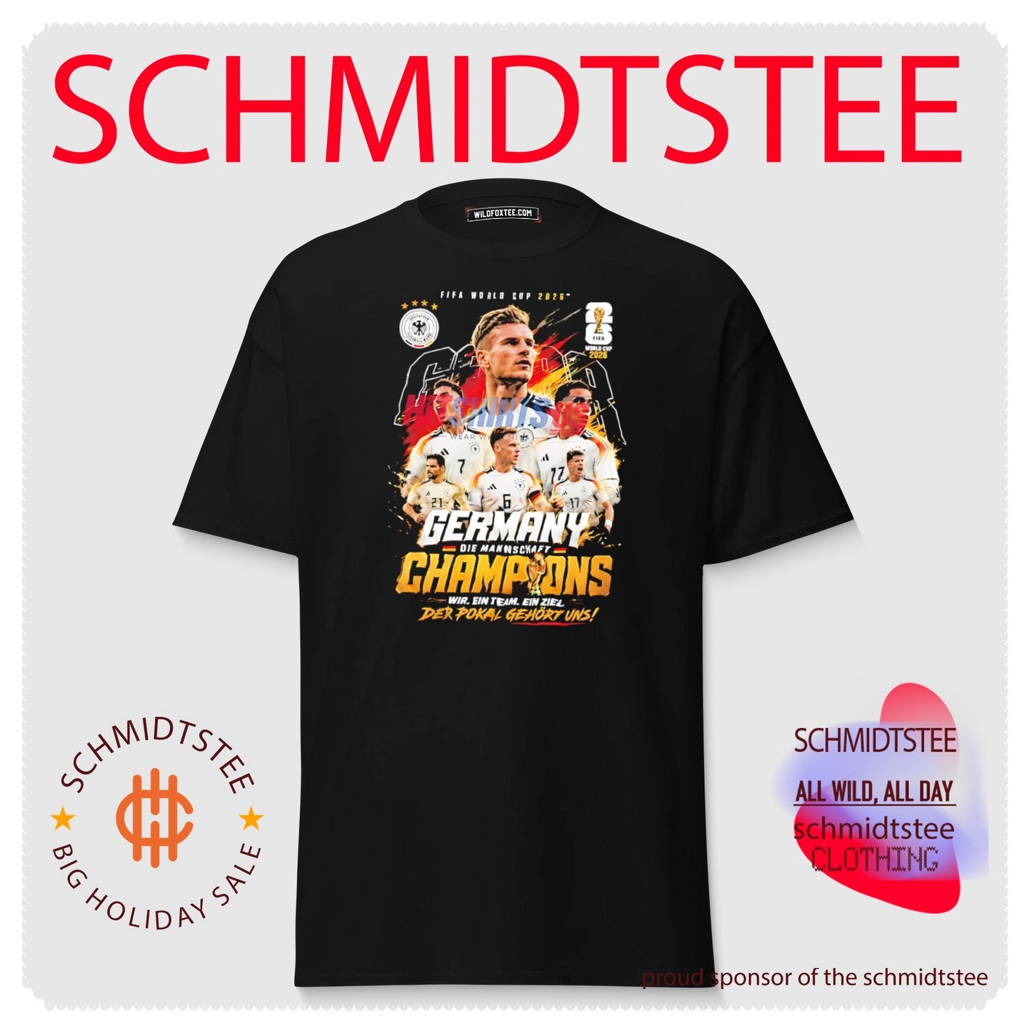 Germany Champions FIFA World Cup 2026 shirt