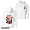 Get Grip Floral Lady Print Motorcycle Shirt Cotton Menswear Domestic Underwear Human T-Shirts