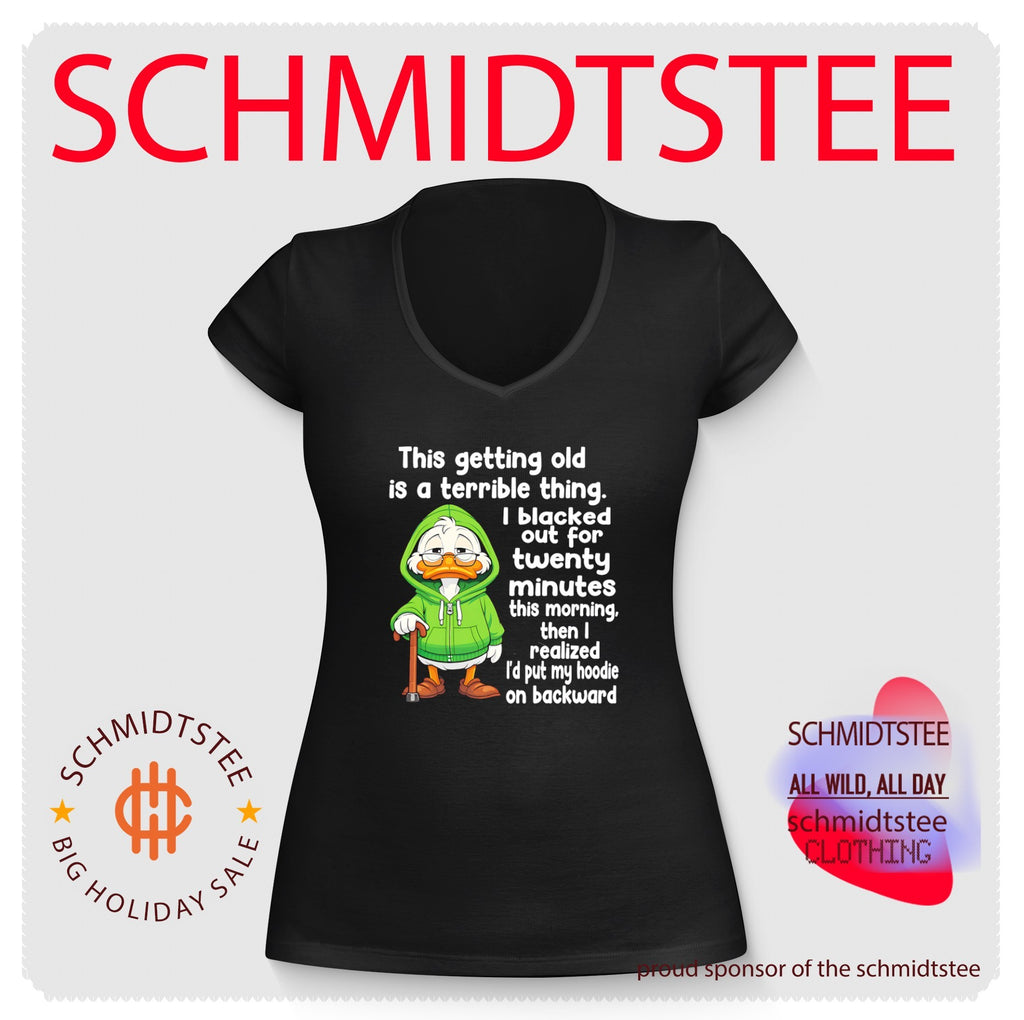 Getting Old Is a Terrible Thing Duck in a shirt