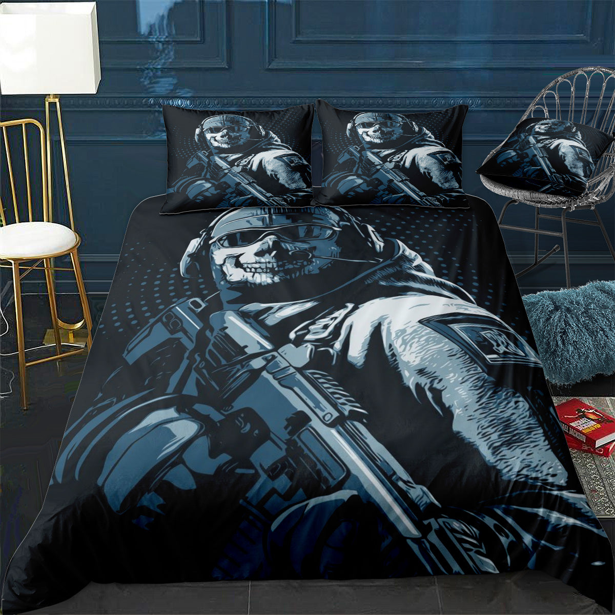 Ghost Bedding Set (Duvet Cover & Pillow Shams)