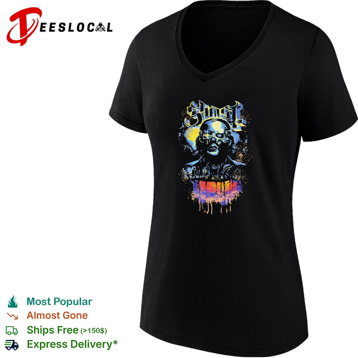 Ghost Papa Emeritus Zombie Horror Movie Night of the Living Dead shirt