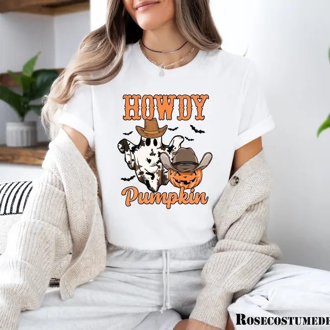 Ghost Shirt Spooky Shirt Halloween Cute Halloween Shirt Retro Halloween Shirt Spooky Season Shirt Halloween Lover T-Shirts
