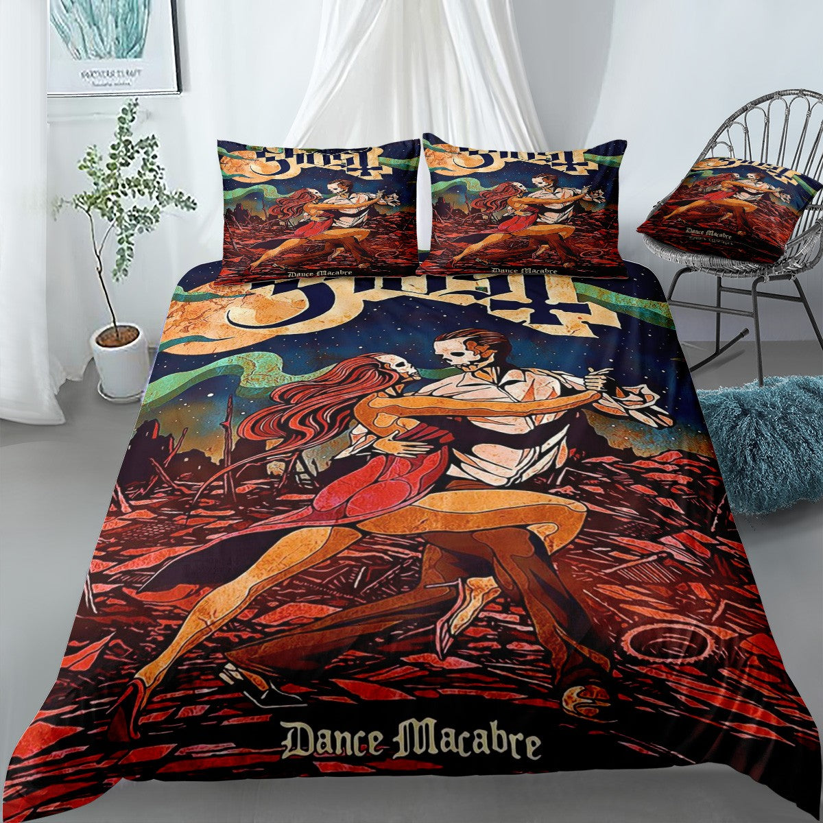 Ghost Bc Bedding Set (Duvet Cover & Pillow Shams)