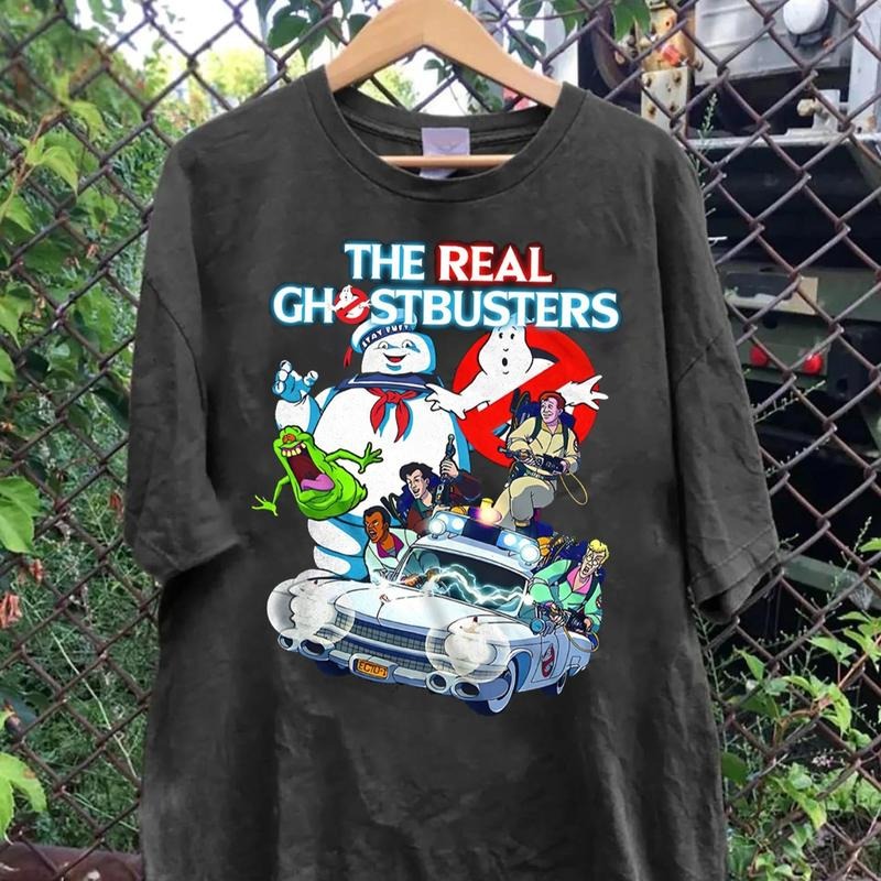 Ghostbusters 80s Vintage Ghostbusters Cartoon Halloween Shirts 80s Halloween Shirt Scary Cartoon Movie T-Shirts