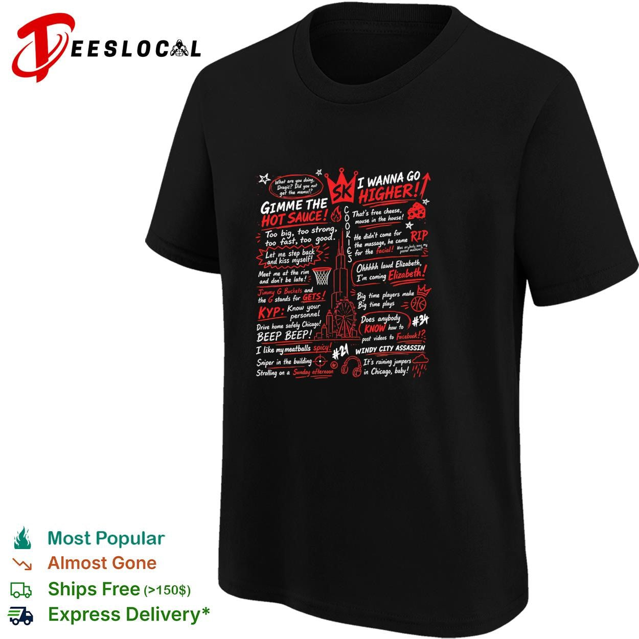 Gimme the hot sauce I wanna go higher Kansas City fan funny shirt