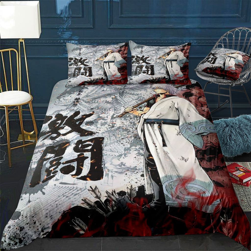Gintoki Gintama Bedding Set (Duvet Cover & Pillow Shams)