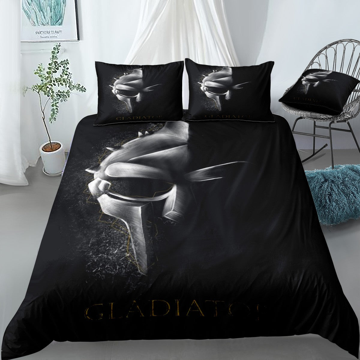 Gladiator Bedding Set (Duvet Cover & Pillow Shams)