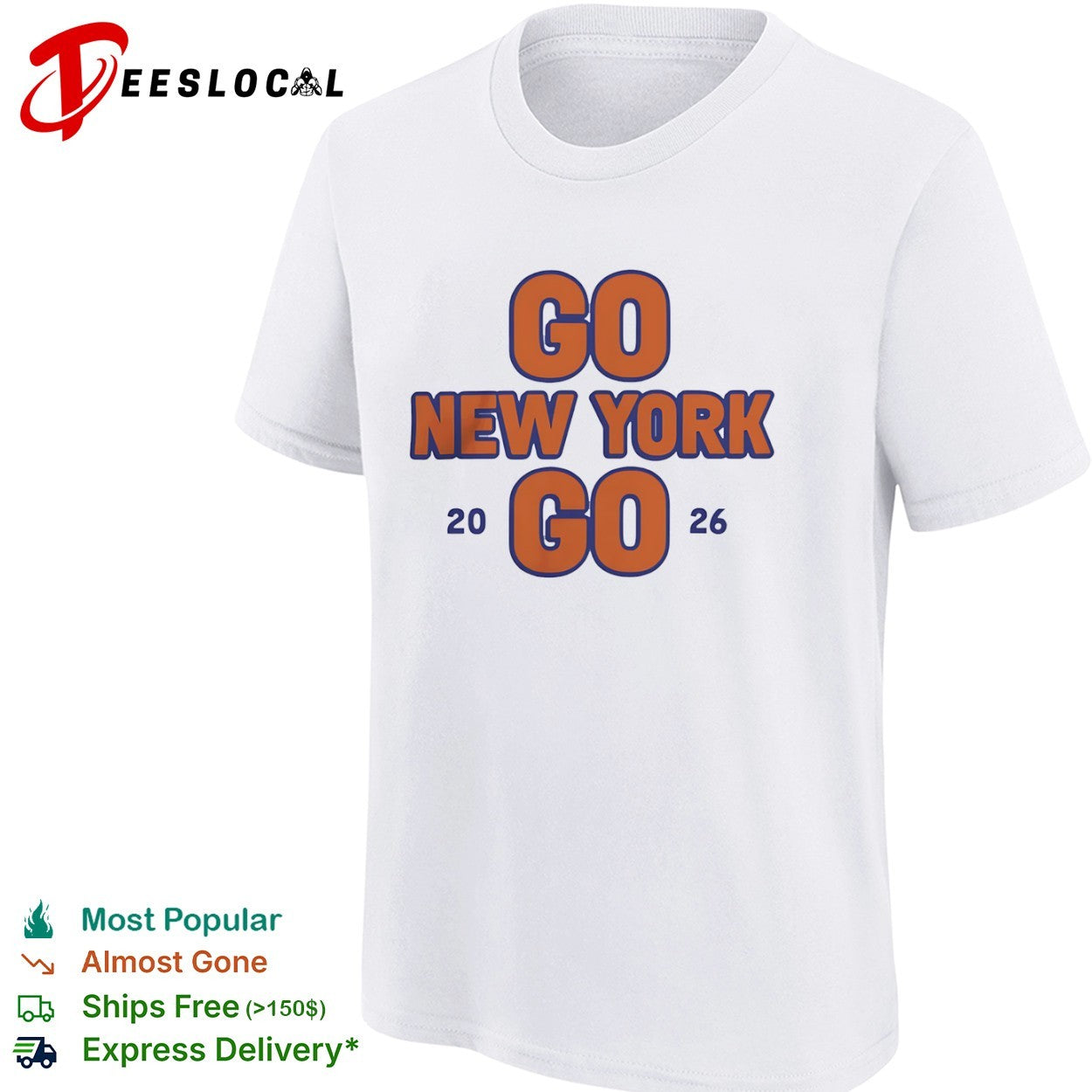 Go New York Go 20 26 New York Knicks Basketball NBA Team shirt