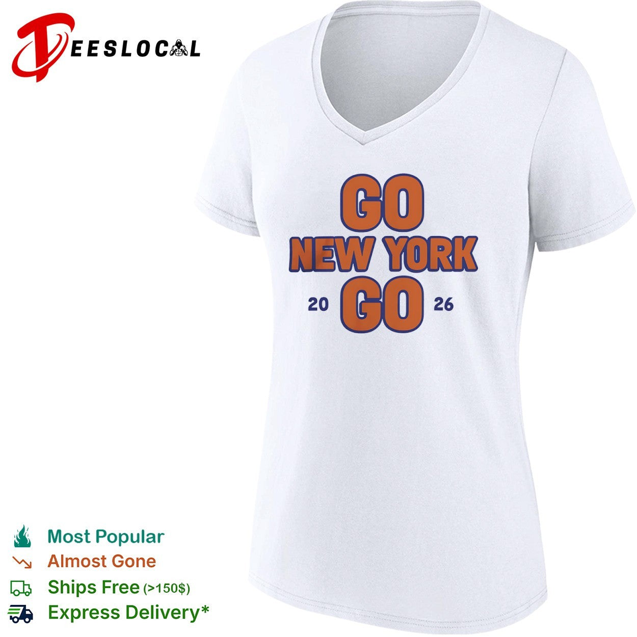 Go New York Go 20 26 New York Knicks Basketball NBA Team Sports shirt