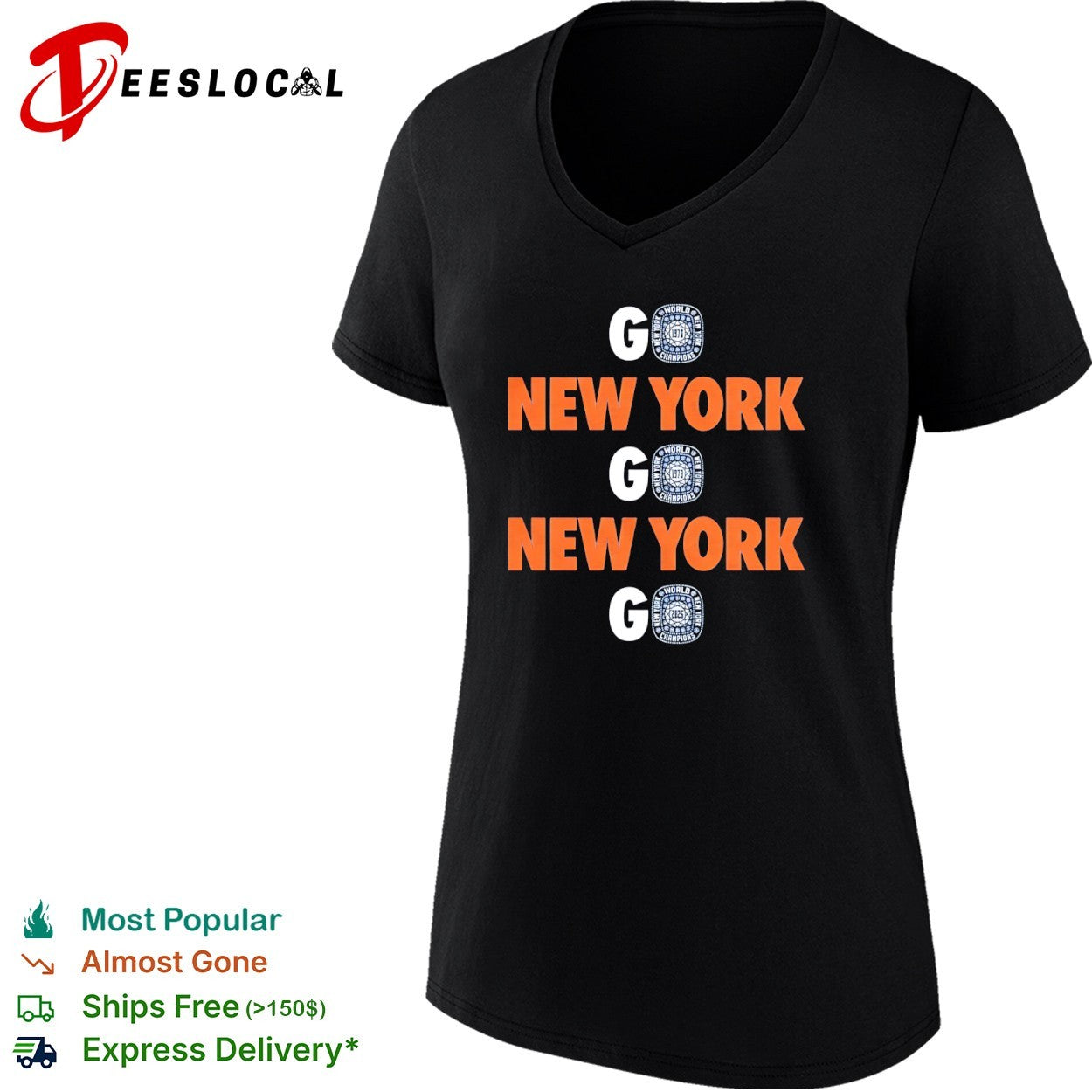 Go New York Knicks 1970 1973 2026 World Champions basketball shirt