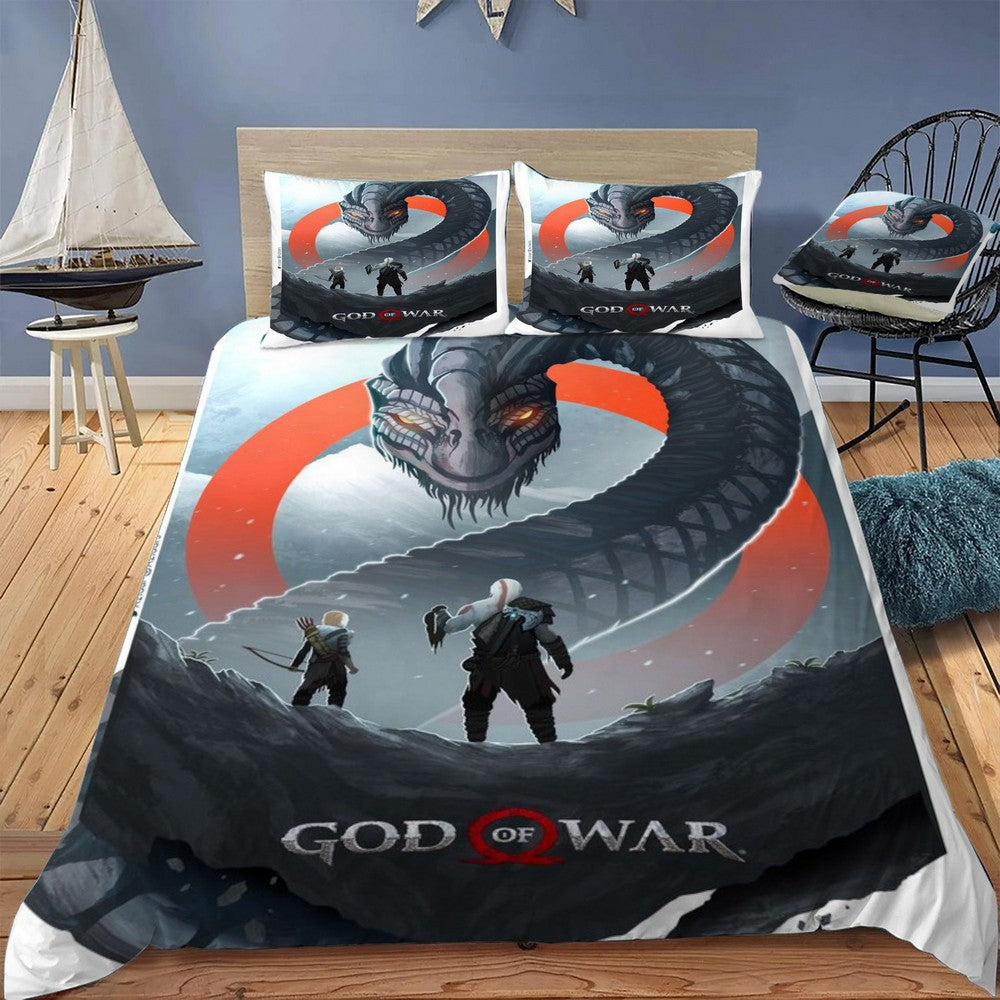 God of War Bedding Set (Duvet Cover & Pillow Shams)