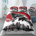 Gojira Attack Bedding Set (Duvet Cover & Pillow Shams)