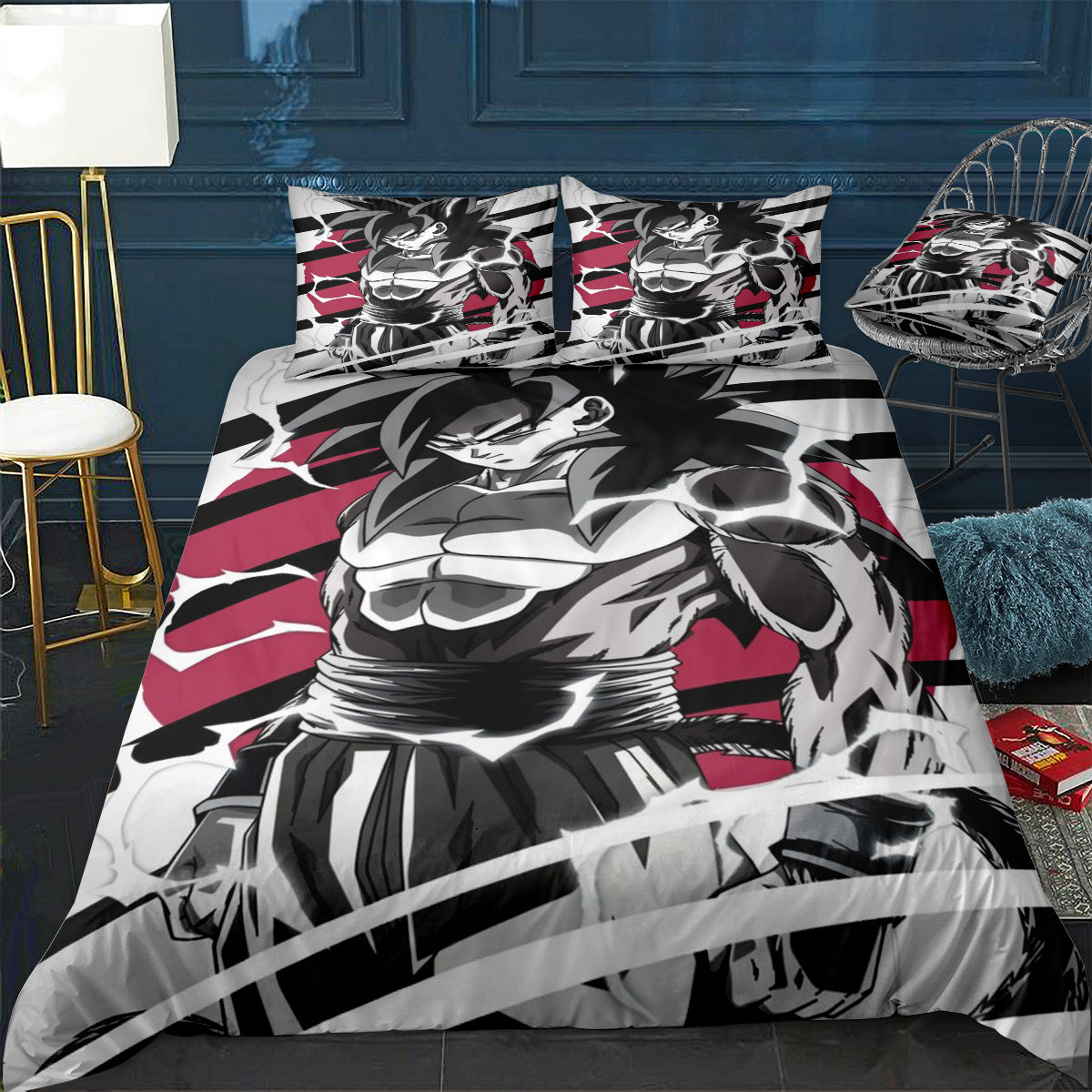 Goku Vegeta DragonBallz Bedding Set (Duvet Cover & Pillow Shams)