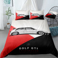 Golf GTI White Bedding Set (Duvet Cover & Pillow Shams)