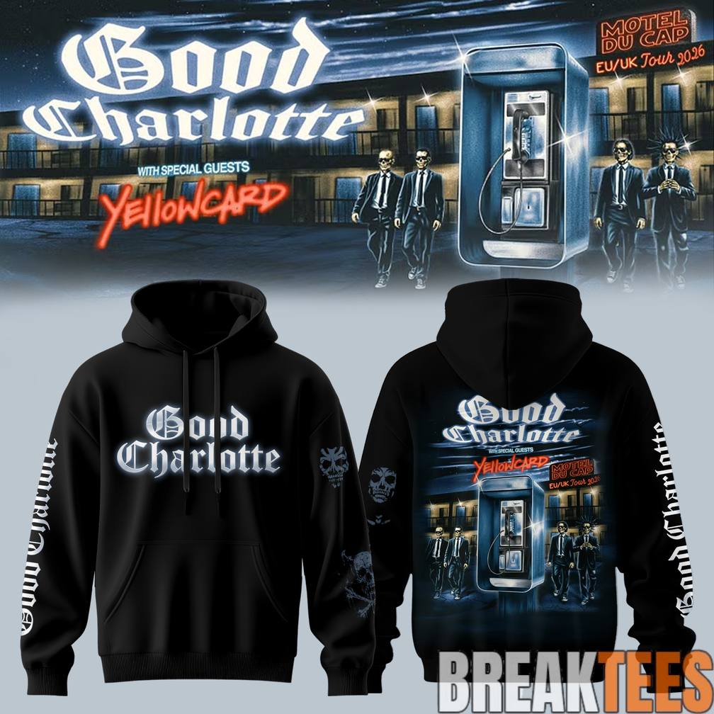 Good Charlotte Motel Du Cap Tour 2026 Hoodie