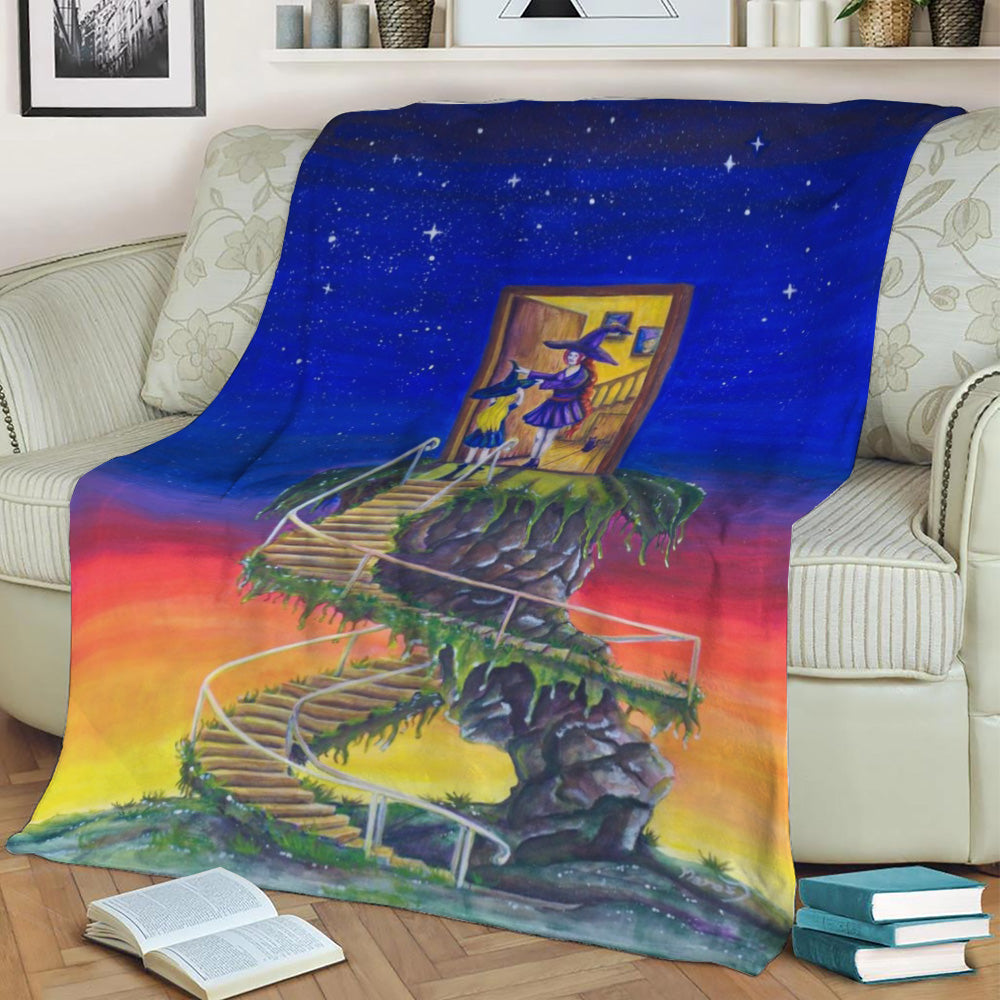 Goodbye Fleece Throw Blanket