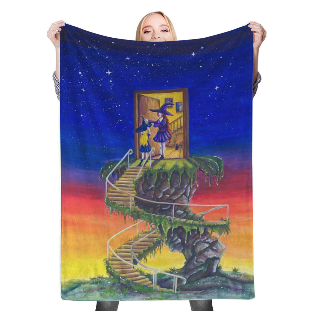 Goodbye Fleece Throw Blanket