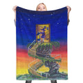 Goodbye Fleece Throw Blanket