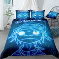 Gorillaz neon Bedding Set (Duvet Cover & Pillow Shams)