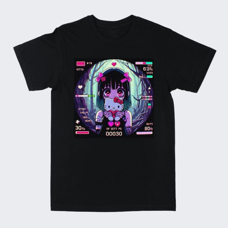 Gothic Y2k A10 Y2k Vintage Y2k Cotton Y2K Cyber Wave Retro Vapor Streetwear Statement Menswear Womenswear Underwear Top T-Shirts